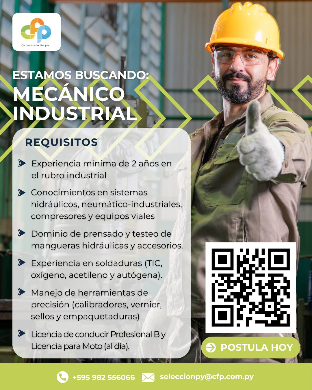 MECANICO INDUSTRIAL en CFP