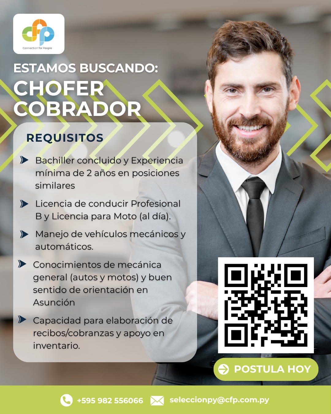 CHOFER/COBRADOR en CFP