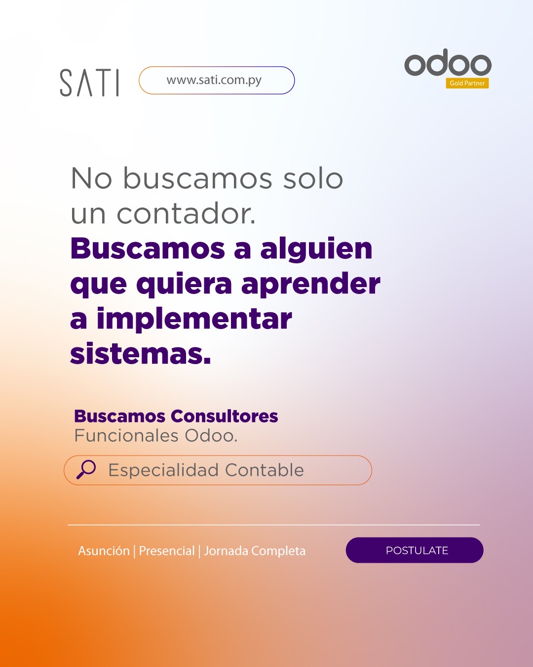 Consultor Funcional Contable Odoo en SATI
